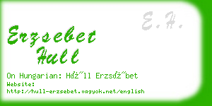 erzsebet hull business card